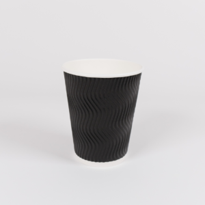 Double Wall Paper Cup - 12 oz, Black